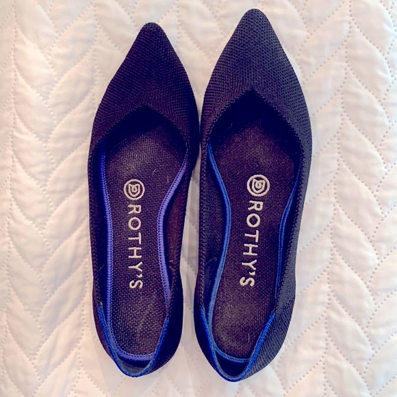 Rothy’s Black Point size 5.5 - Picture 1 of 4